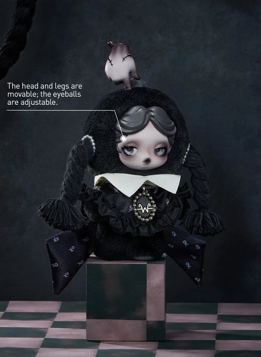 SKULLPANDA × Wednesday — Classic Dress Version