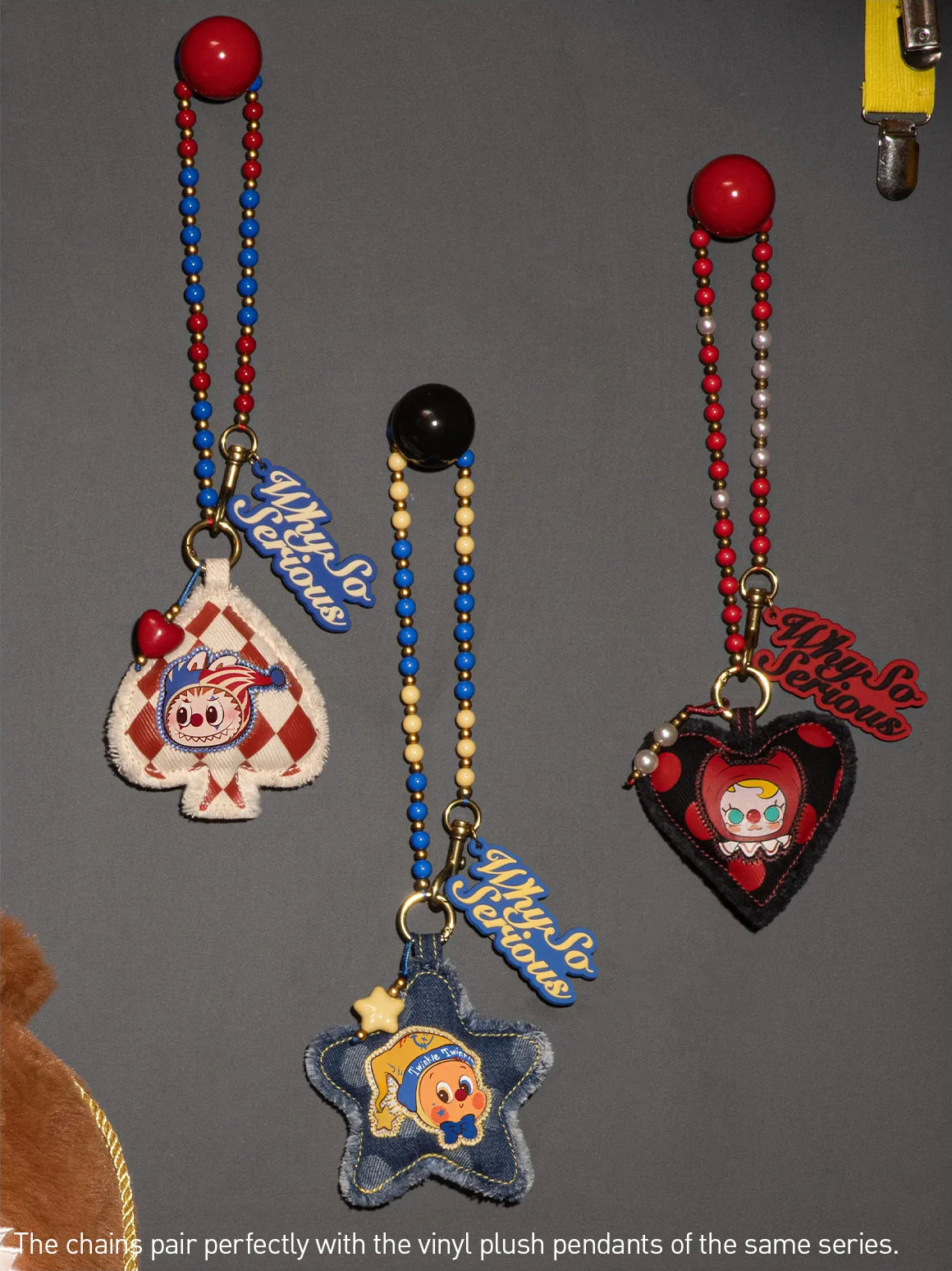 Why So Serious Pendant Chain - Complete Collector's Set