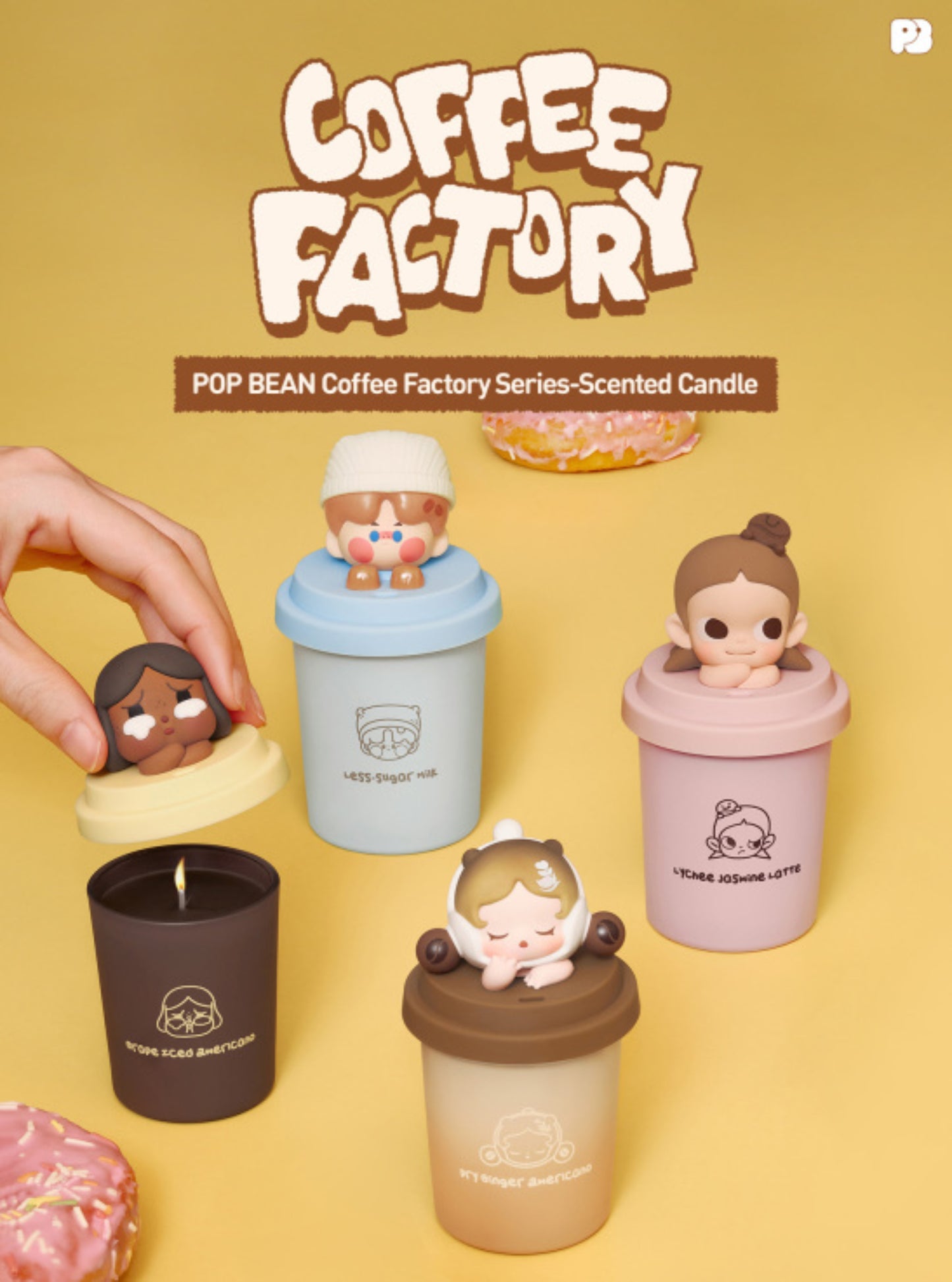 Coffee Factory Scented Candle  - Complete Collector's Set