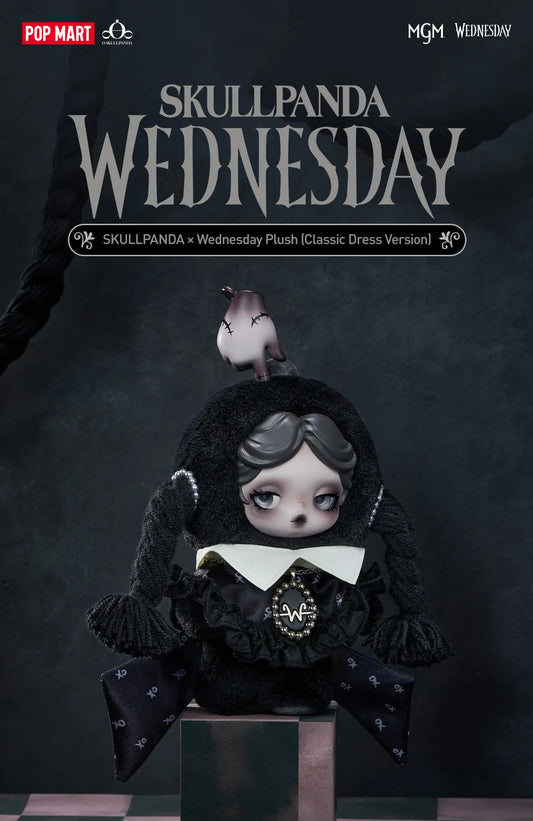 SKULLPANDA × Wednesday — Classic Dress Version