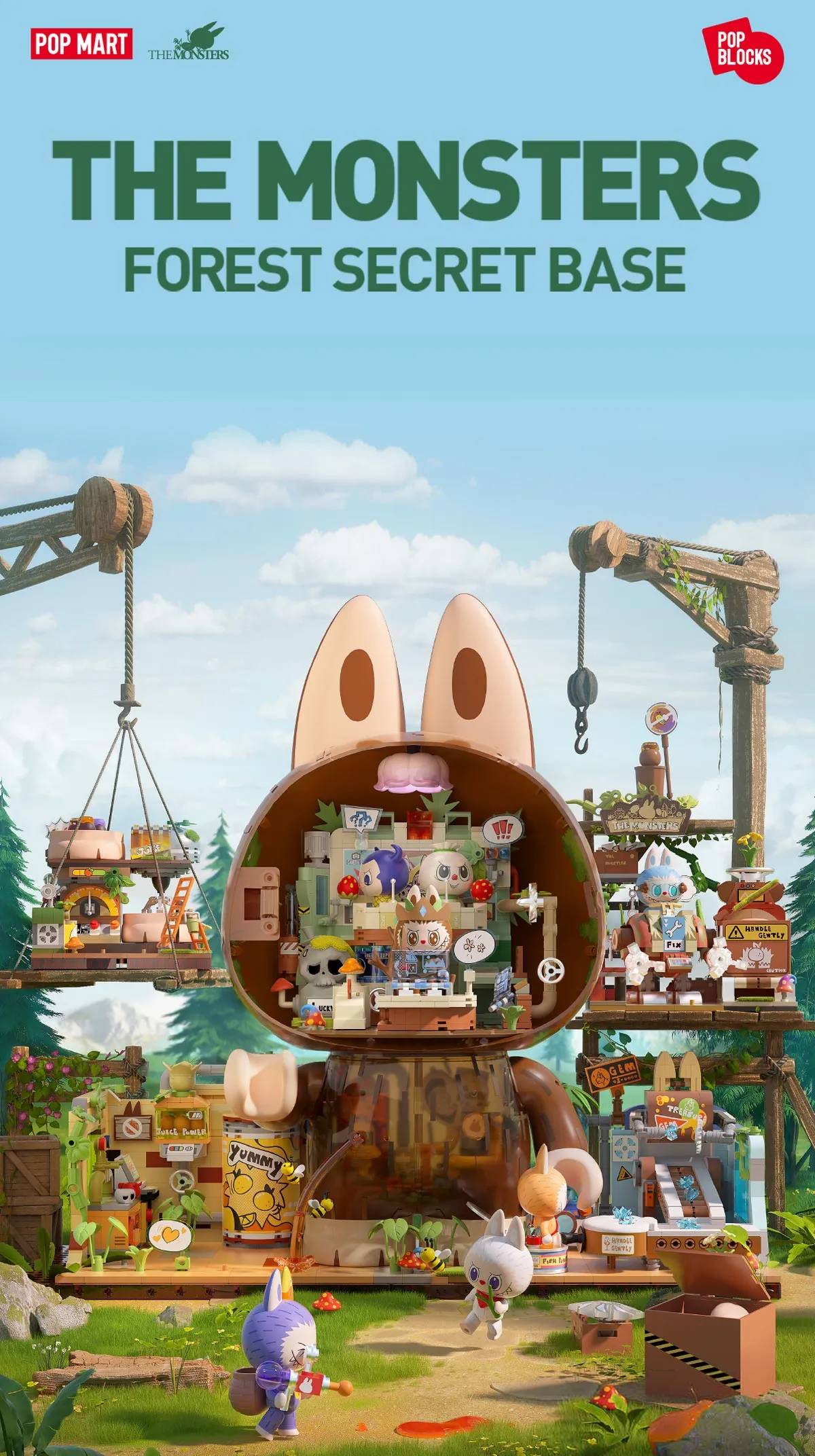 Forest Secret Base Building Blocks