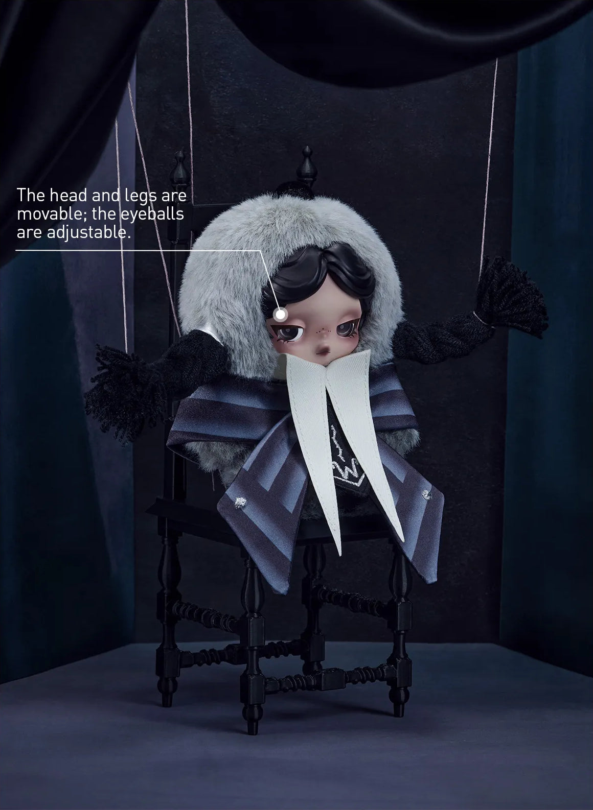 SKULLPANDA × Wednesday — Nevermore Academy Uniform Version