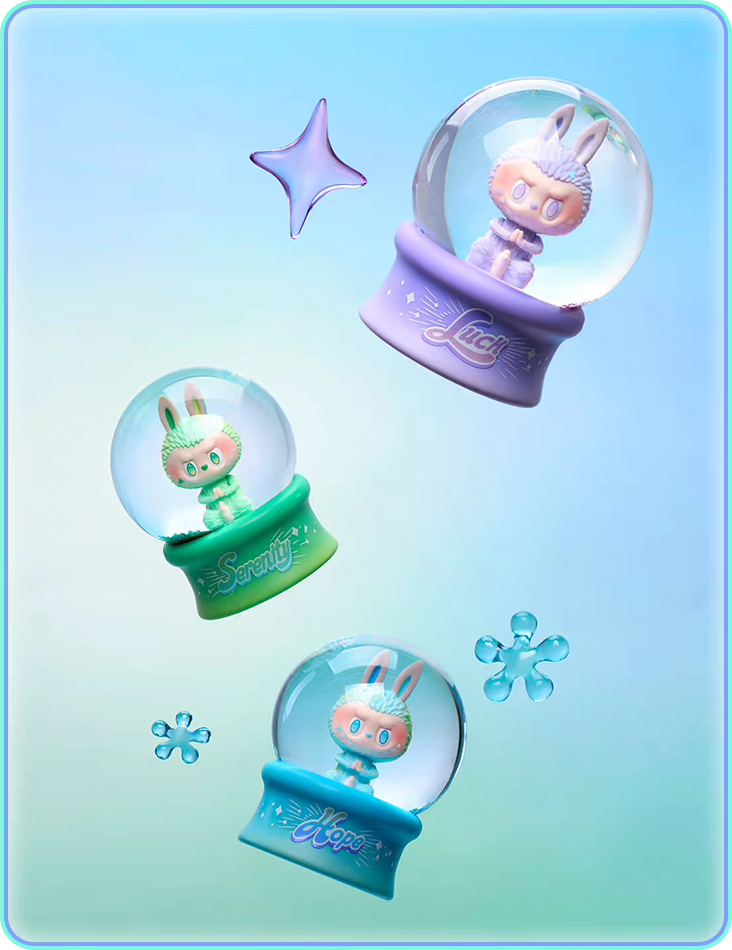 Big Into Energy Snowglobes - Complete Collector's Set