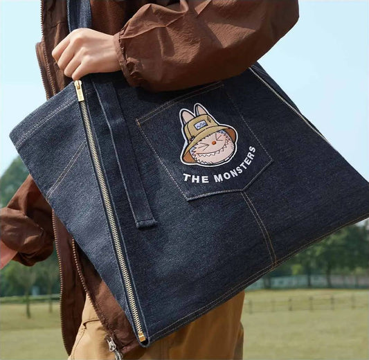 Fall In Wild Denim Apron Bag