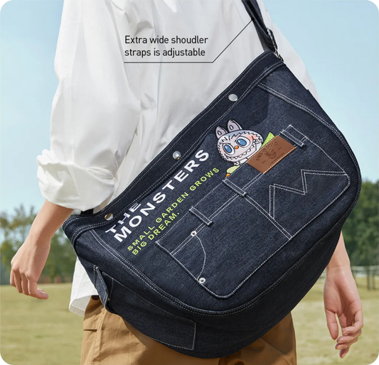 Fall In Wild Denim Messenger Bag