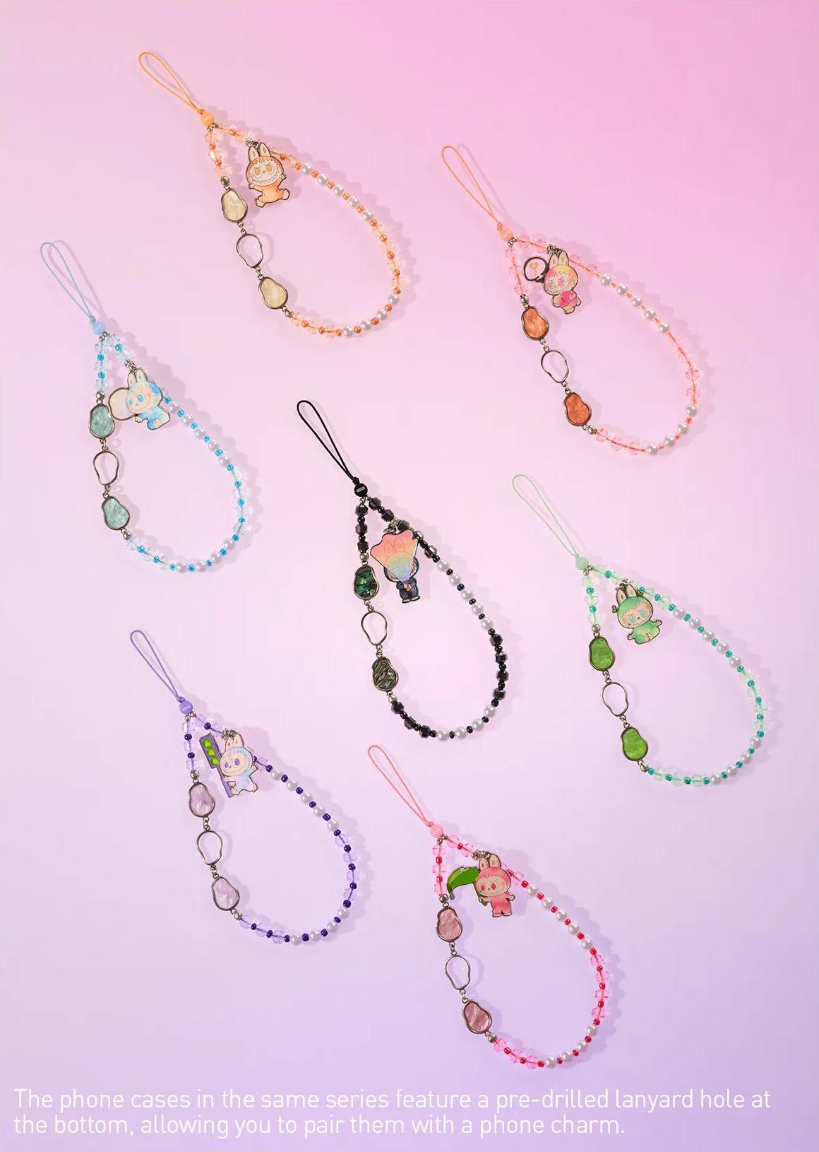 Big Into Energy Phone Charms - Complete Collector's Set