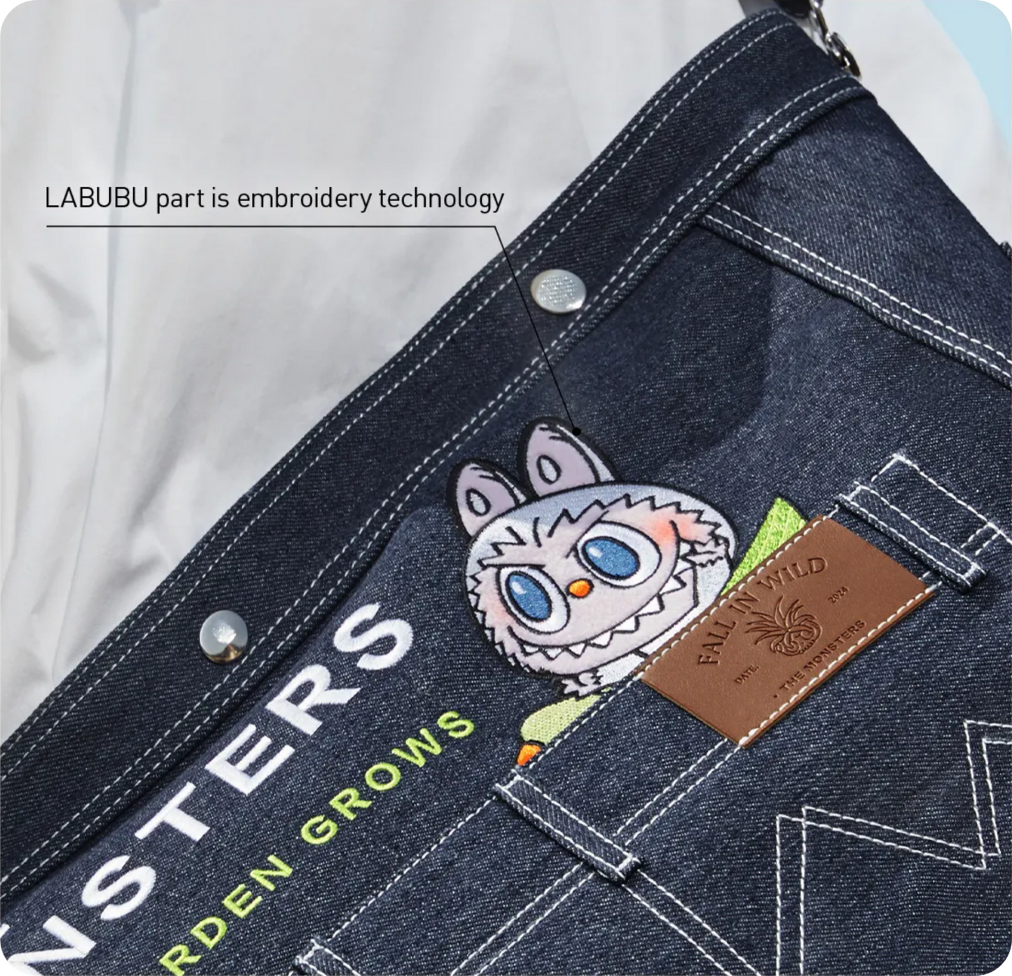 Fall In Wild Denim Messenger Bag