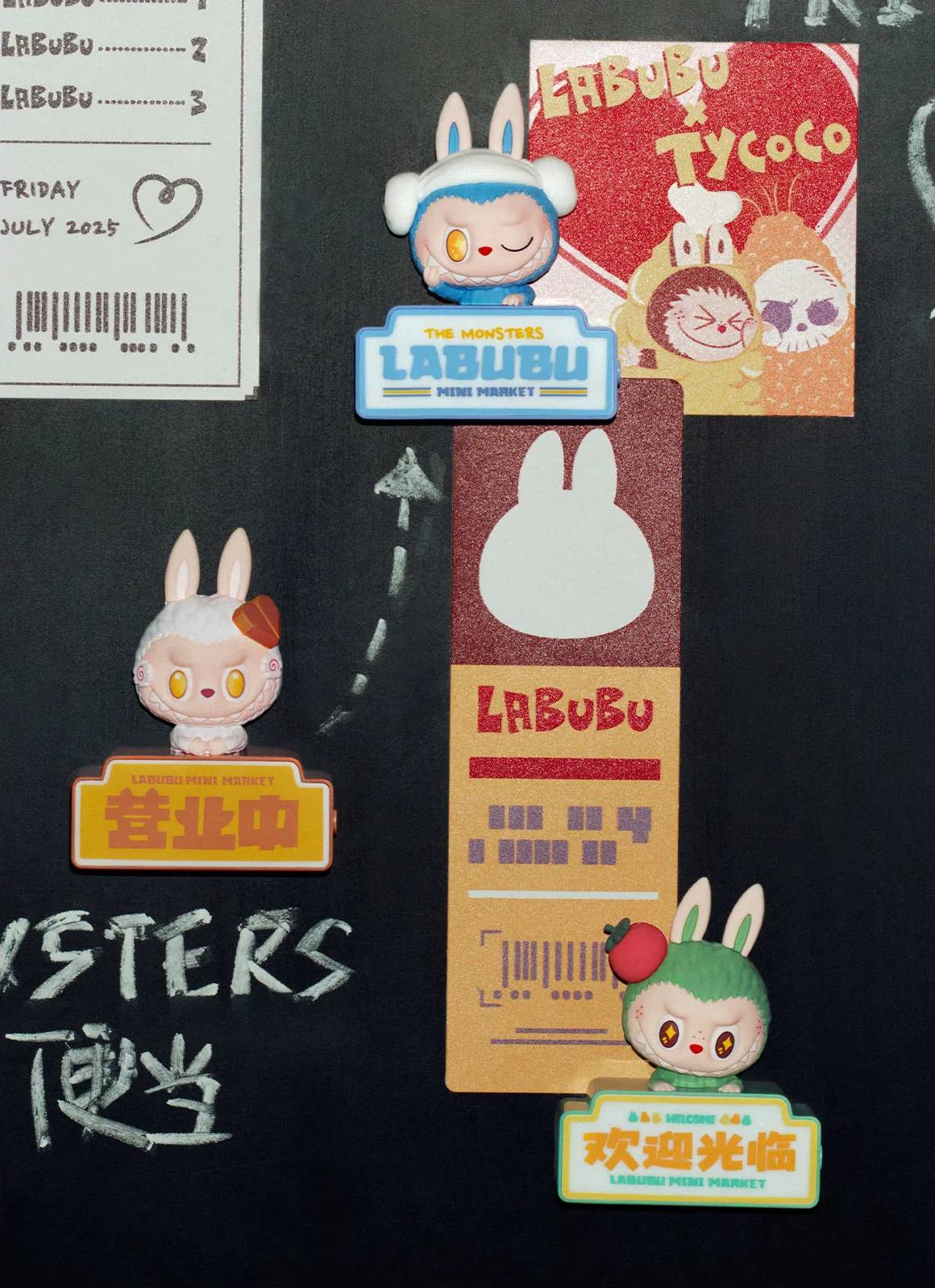 Wacky Mart Fridge Magnets - Complete Collector's Set