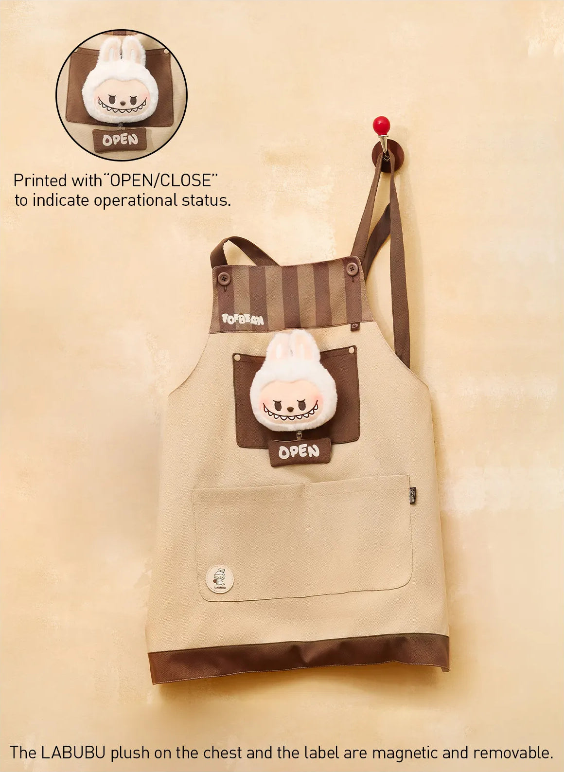 Coffee Factory Labubu Apron
