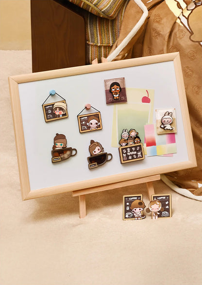 Coffee Factory Fridge Magnets - Complete Collector's Set