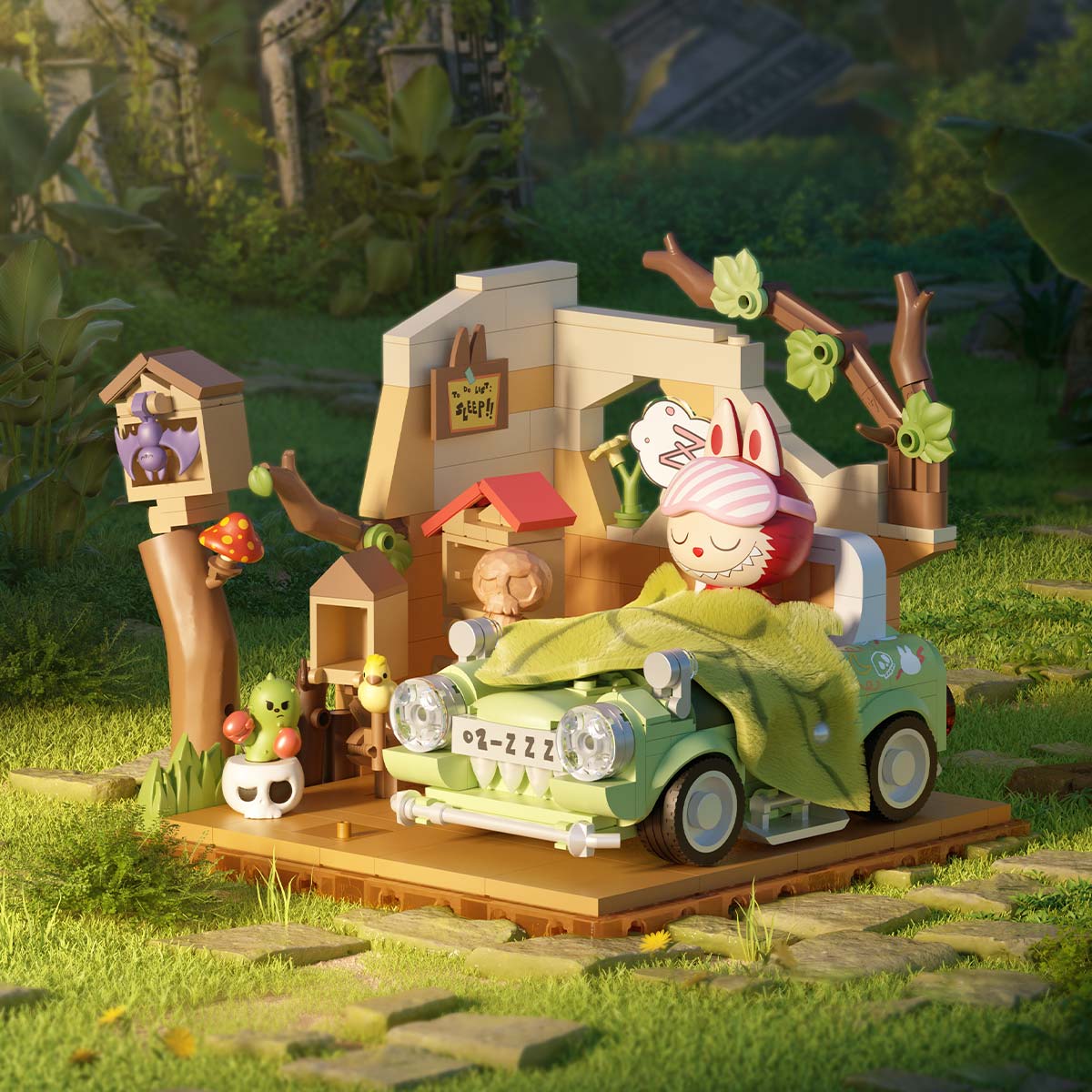 Forest Secret Base Building Blocks