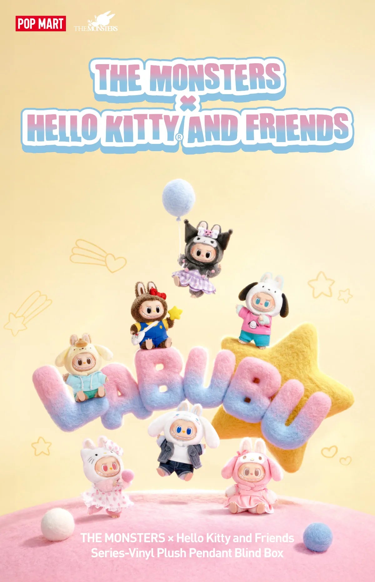 The Monsters × Hello Kitty and Friends — Complete Collector’s Set